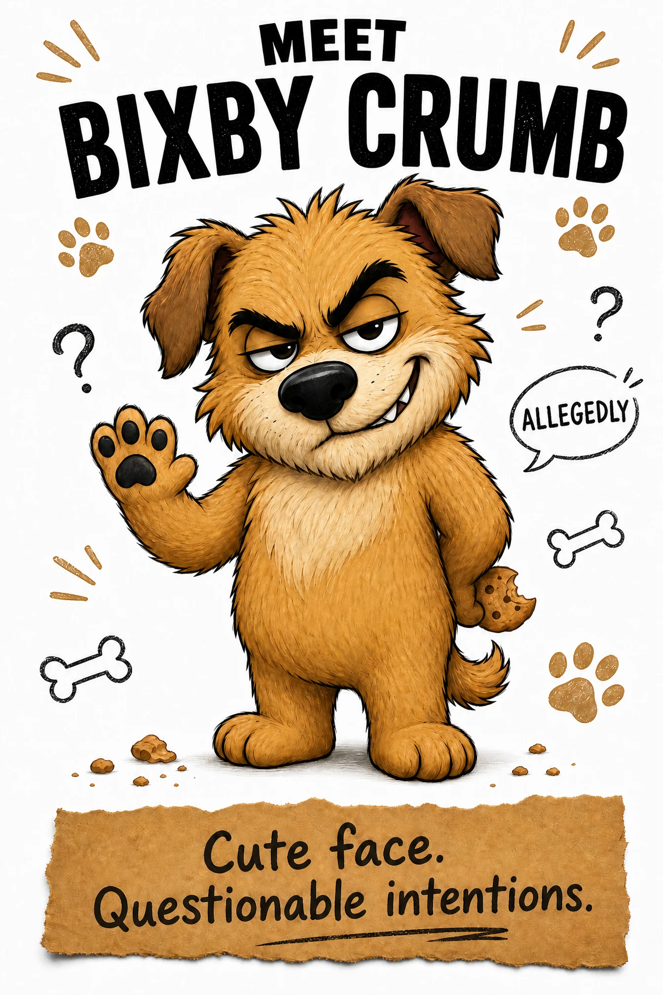 Meet Bixby Crumb character detail art