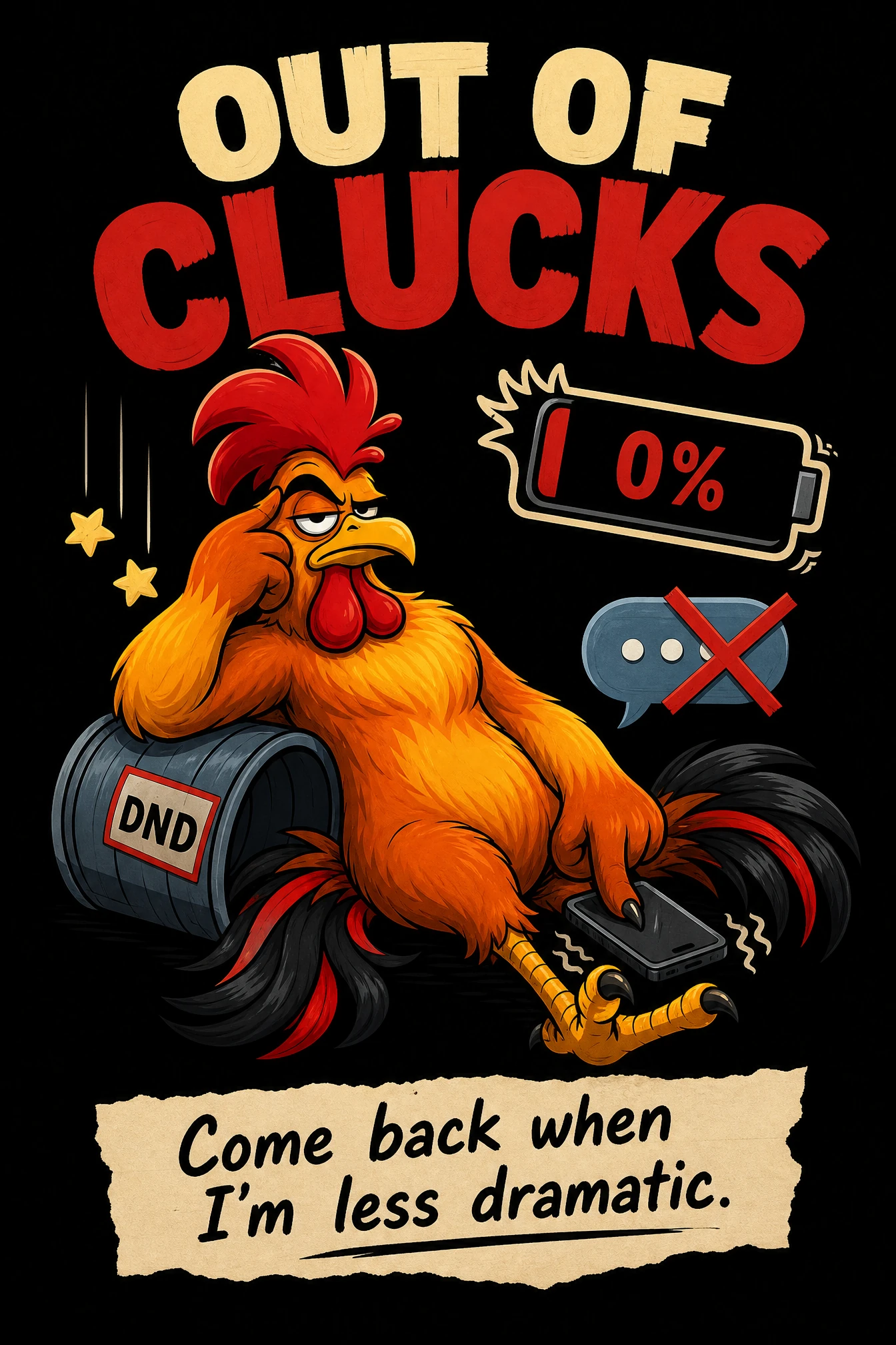 Out Of Clucks Clucko Volt detail art