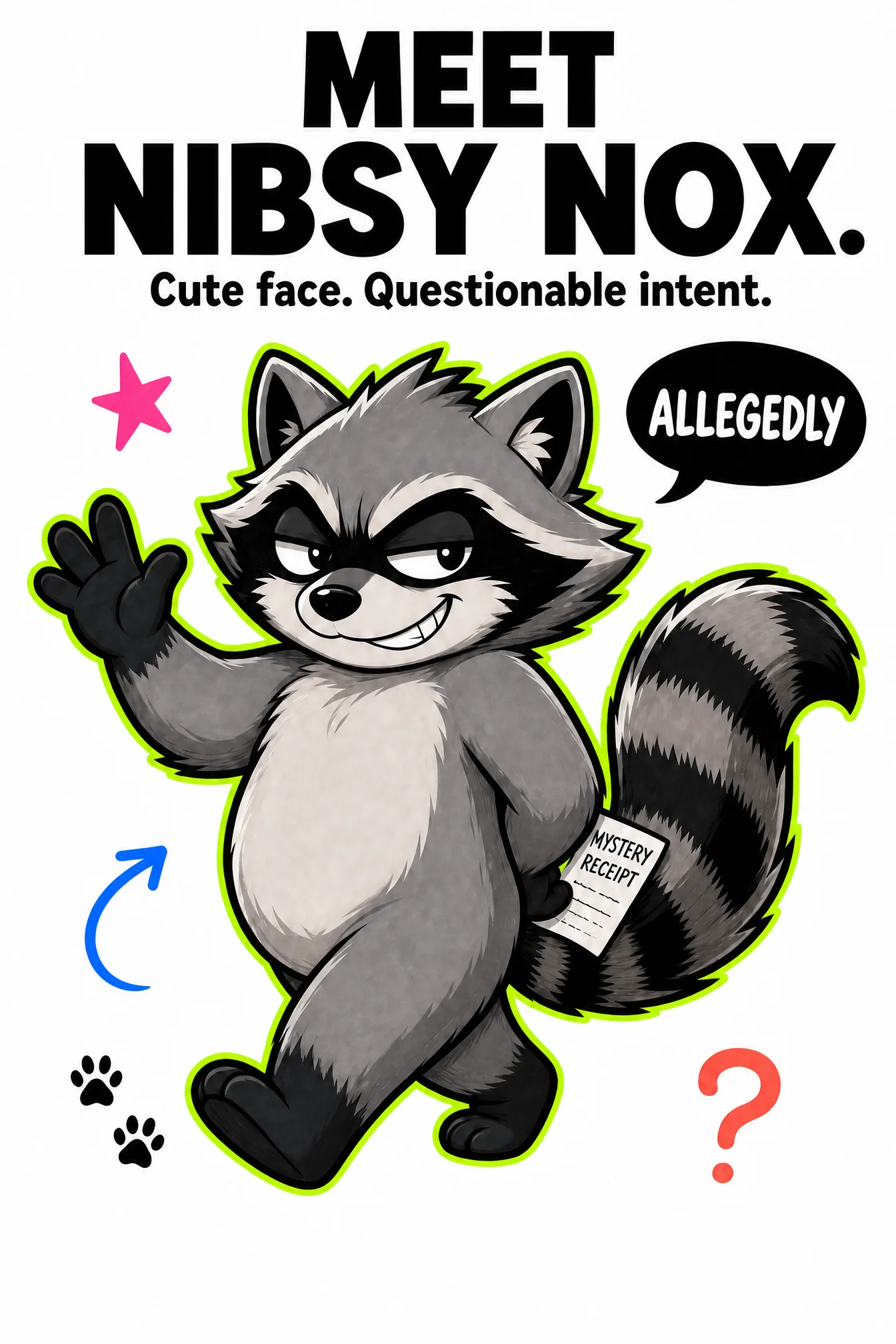 Meet Nibsy Nox character detail art