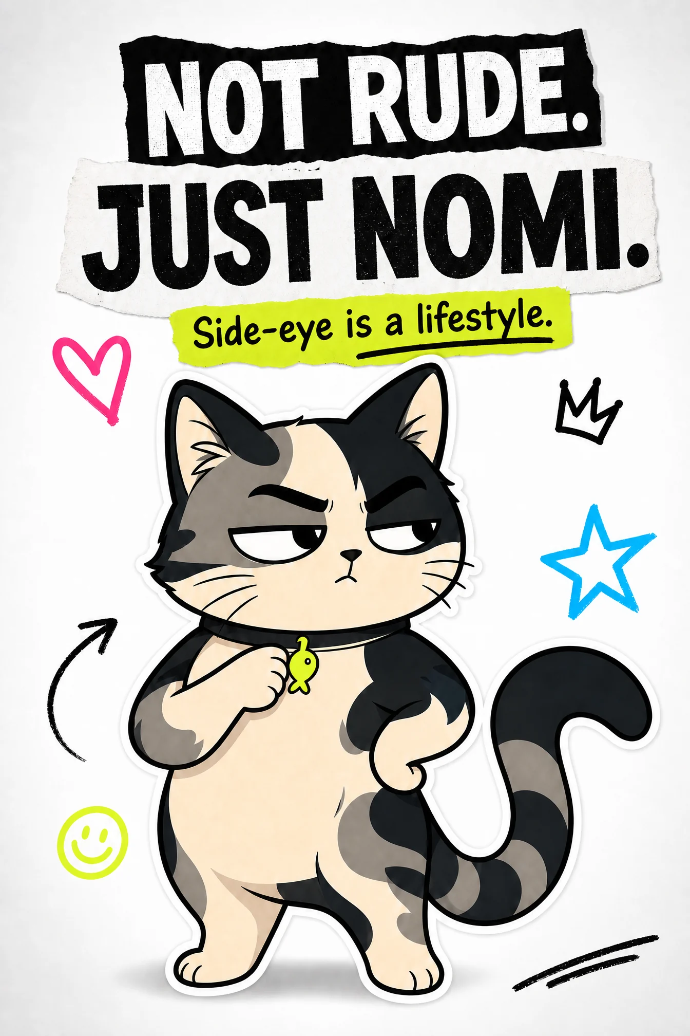 Not rude, just Nomi: the deadpan stare is a lifestyle