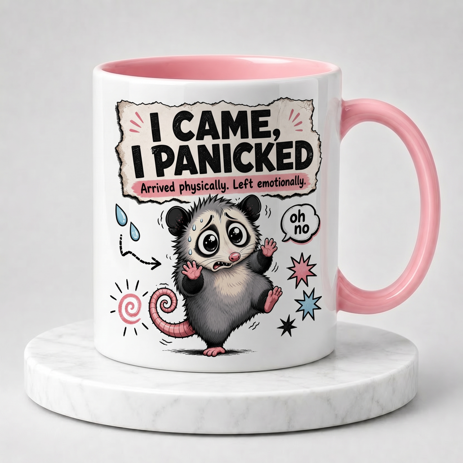 I Came, I Panicked Oopsie Possie 2 Meme Mug