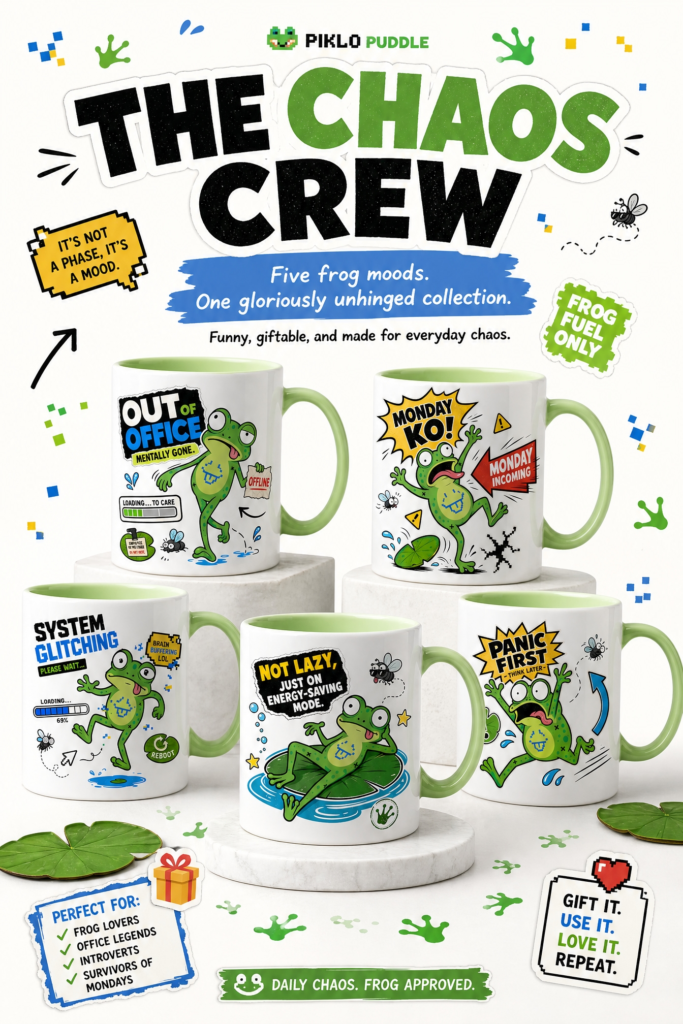 Meet Piklo Puddle 2 frog character detail art