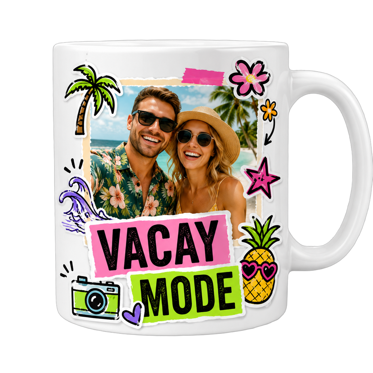 Vacay Mode mug template